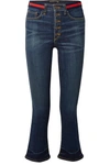 VERONICA BEARD Carolyn cropped high-rise flared jeans