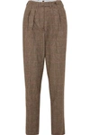 GIULIVA HERITAGE COLLECTION HUSBAND HERRINGBONE MERINO WOOL TAPERED PANTS