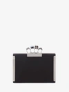 ALEXANDER MCQUEEN SMALL JEWELED FOUR-RING CLUTCH,541102CMO0Y1000