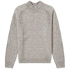 NORSE PROJECTS NORSE PROJECTS VIGGIO HIGH NECK NEPS CREW KNIT,N45-0393-10263