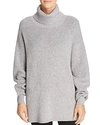 Free People Softly Structured Tunic Sweater In Dark Gray
