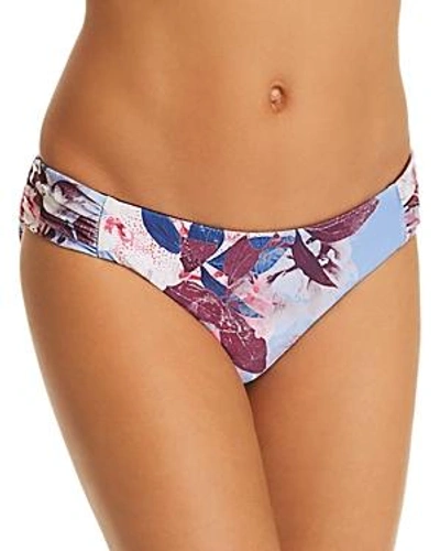 Becca Reversible Hipster Bikini Bottoms Women's Swimsuit In Purple Floral