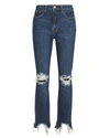 L AGENCE Highline Distressed Skinny Jeans,060018903069