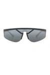 VERSACE Wrap Shield Sunglasses,VSAC-WA4