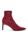 Rag & Bone Beha Point-toe Leather Ankle Boots In Purple