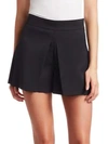 RED VALENTINO Vented Stretch Wool Shorts