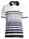 G/FORE Variegated Striped Polo