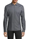 HUGO BOSS Ero Slim-Fit Ombre Woven Shirt