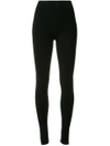 Wolford Perfect Fit Stretch-jersey Leggings In 7005-black