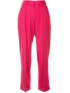 RACIL high-waisted cropped trousers