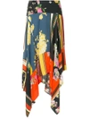 PREEN LINE MULTI-PRINT ASYMMETRIC SKIRT