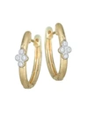 JUDE FRANCES Provence Diamond & 18K Yellow Gold Hoop Earrings