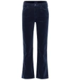 MOTHER THE OUTSIDER CROPPED CORDUROY JEANS,P00337559
