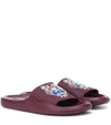 Kenzo Tiger Sandals In Red