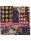 FALIERO SARTI American mulit-patterned scarf