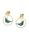 DOLCE & GABBANA parrot drop earrings