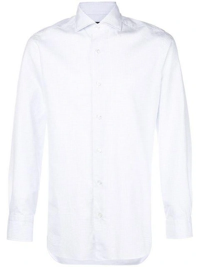 Barba Long Sleeved Shirt In White
