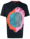 PAUL SMITH PS BY PAUL SMITH PRINTED T-SHIRT - BLACK
