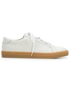 ELEVENTY ELEVENTY CLASSIC LACE UP SNEAKERS - WHITE