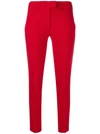 DONDUP DONDUP PERFECT CROPPED TROUSERS - RED