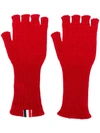 THOM BROWNE fingerless gloves