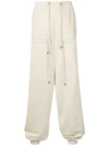 Y/PROJECT Y / PROJECT DOUBLE DRAWSTRING TRACK PANTS - NEUTRALS