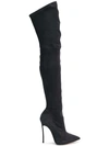 CASADEI CASADEI OVER-THE-KNEE BOOTS - GREY