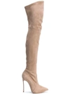 Casadei Over-the-knee Boots - Neutrals In Neutrals