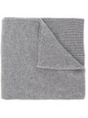 CLOSED CLOSED LONG NECK SCARF - GREY