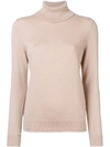 N•PEAL N.PEAL KLASSISCHER ROLLKRAGENPULLOVER - NUDE