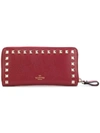 VALENTINO GARAVANI VALENTINO VALENTINO GARAVANI ROCKSTUD WALLET - RED