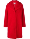 STAND STUDIO STAND CAMILLE TEDDY COAT - RED