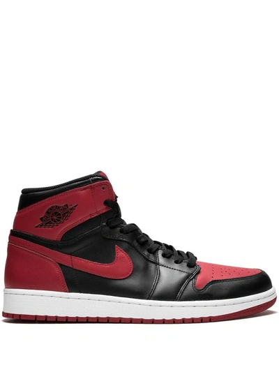 Jordan Air  1 Retro High Og "bred 2013" Trainers In Black