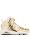 JORDAN AIR JORDAN 6 RETRO P1NNACLE "METALLIC GOLD/WHITE" SNEAKERS