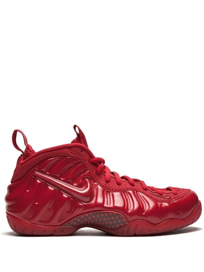 Nike Air Foamposite Pro Sneakers In Red