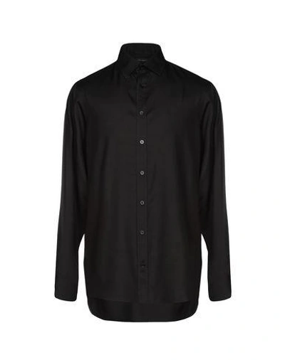 Alexander Mcqueen Harness Cotton-blend Shirt In Black