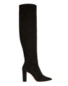JEAN-MICHEL CAZABAT KENDAL SLOUCHY SUEDE BOOTS,060013703022
