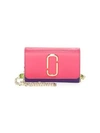 MARC JACOBS Snapshot Chain Leather Crossbody Wallet
