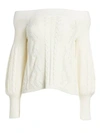 DH NEW YORK Off-The-Shoulder Sweater