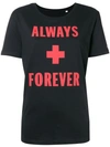 A.F.VANDEVORST A.F.VANDEVORST ALWAYS + FOREVER PRINTED T-SHIRT - BLACK