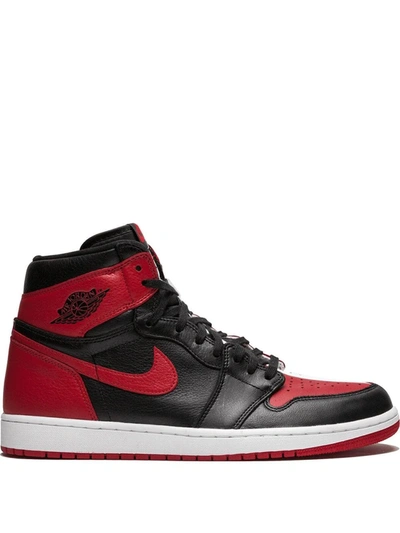 Jordan Air  1 Hi H2h Nrg/chi "homage To Home (numbered)" Trainers In Black