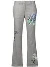 EACH X OTHER FLORAL PRINT TAILORED TROUSERS