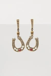 ALEXANDER MCQUEEN HORSE SHOE EARRINGS,530137J160T/5650