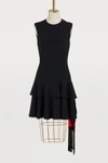 ALEXANDER MCQUEEN Peplum mini dress,540886QLE40 921