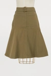 JW ANDERSON Belted skirt,SK00518D KHAKI