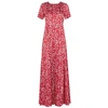 STINE GOYA NANNA FLORAL-PRINT SILK SATIN DRESS