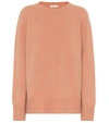 The Row Sibel Oversized Wool And Cashmere-blend Sweater In Beige