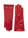 PORTOLANO Quilted Leather Gloves,0400099173693