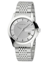 GUCCI G-TIMELESS COLLECTION WATCH/SILVER DIAL,0400093114342