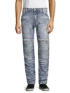ROBIN'S JEAN Skinny-Fit Distressed Jeans,0400095415177